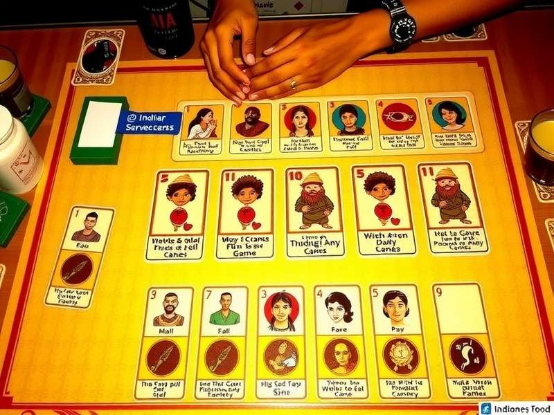 Professional Sequence game setup showing cards, chips, and board