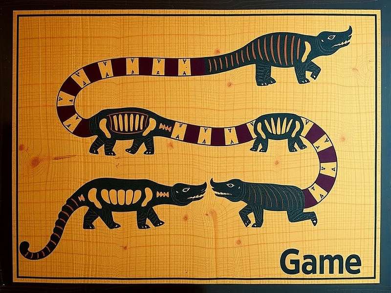 Close-up of a wooden Sequence board game in progress with colorful chips and cards