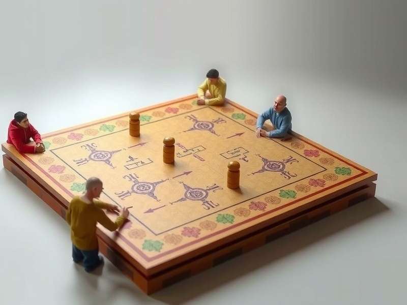 Pressman Jumbo Sequence Board Game Box and Components laid out