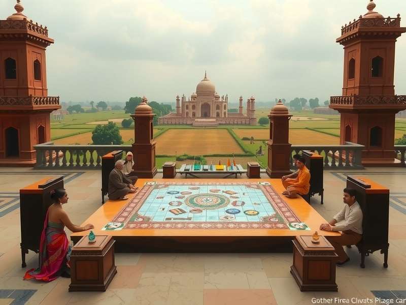 Extra Large Sequence Board Game set up on a wooden table