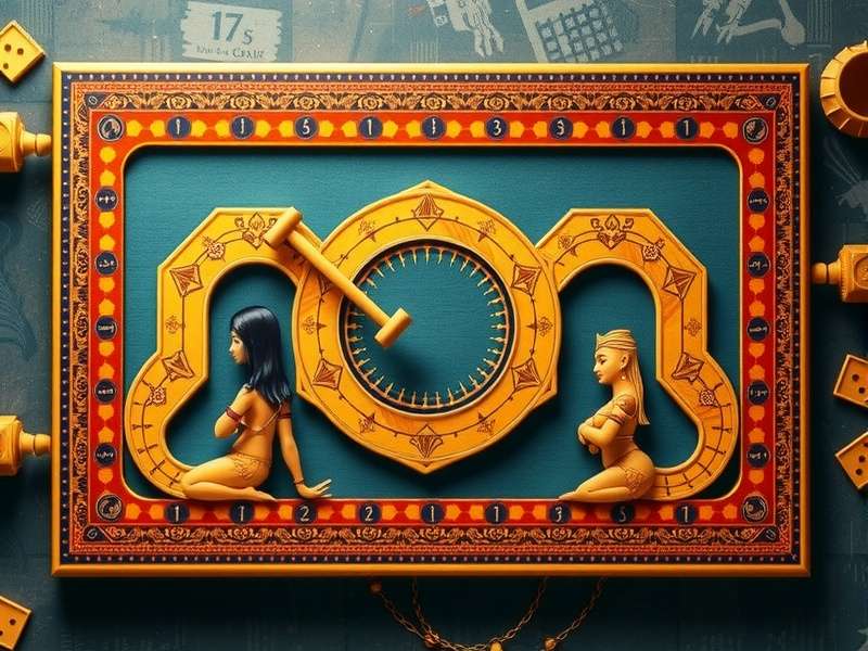 Giant Sequence Board Game setup with cards and chips