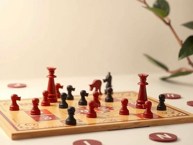 Jumbo Sequence Board Game setup with cards and chips