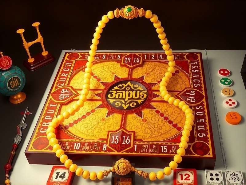 Sequence board game setup with cards and chips in a home environment