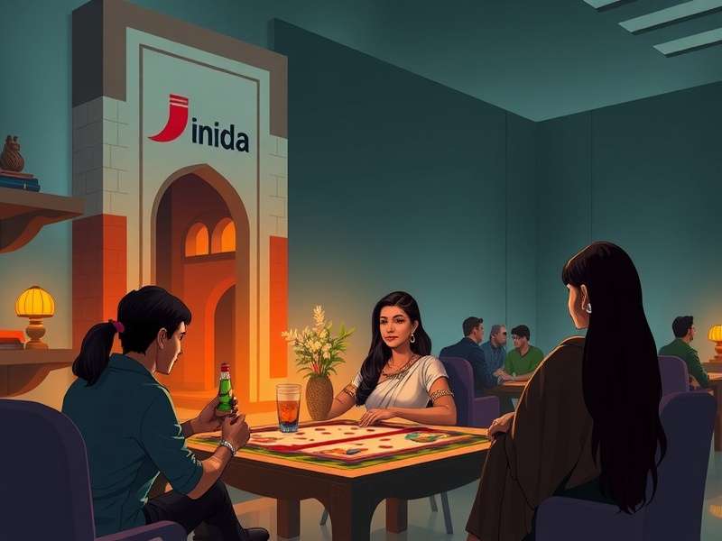 Group of friends playing Sequence board game at a café in Mumbai