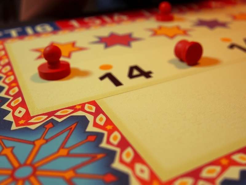 Sequence board game set with cards and chips on a table in New Zealand