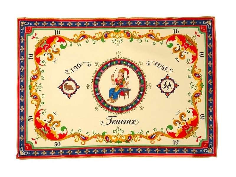 Large Sequence Jumbo Mat laid out on a wooden table with game pieces