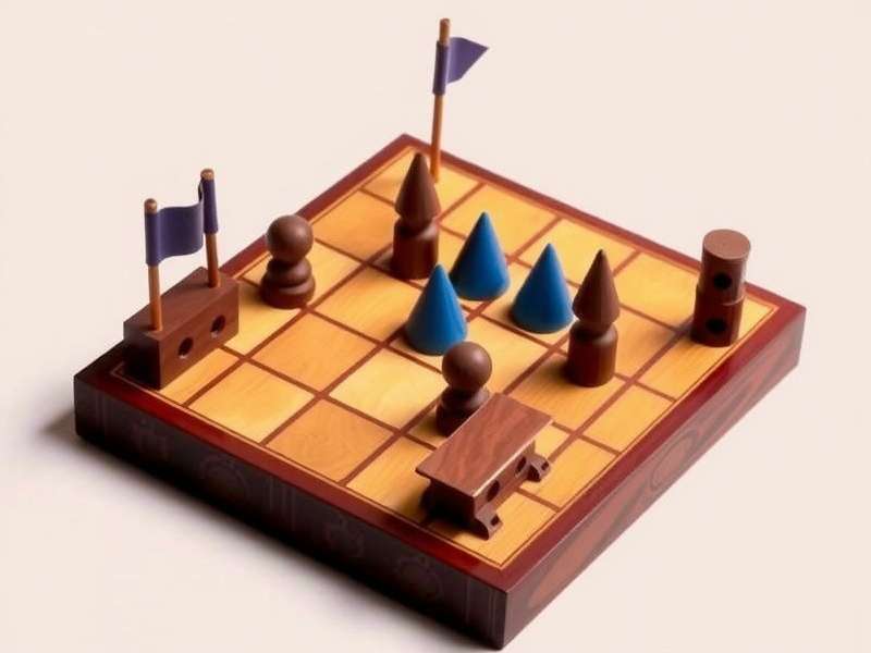 Sequence board game setup with cards and chips