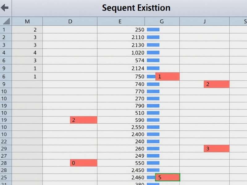 Excel spreadsheet showing SEQUENCE function next to a Sequence game board