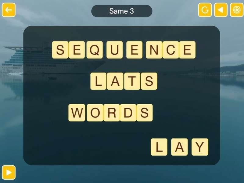 Professional Sequence board game setup with word cards and strategic placement