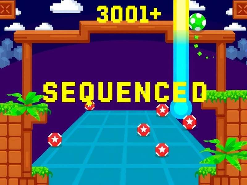 Sequence board game setup with cards and chips on a wooden table