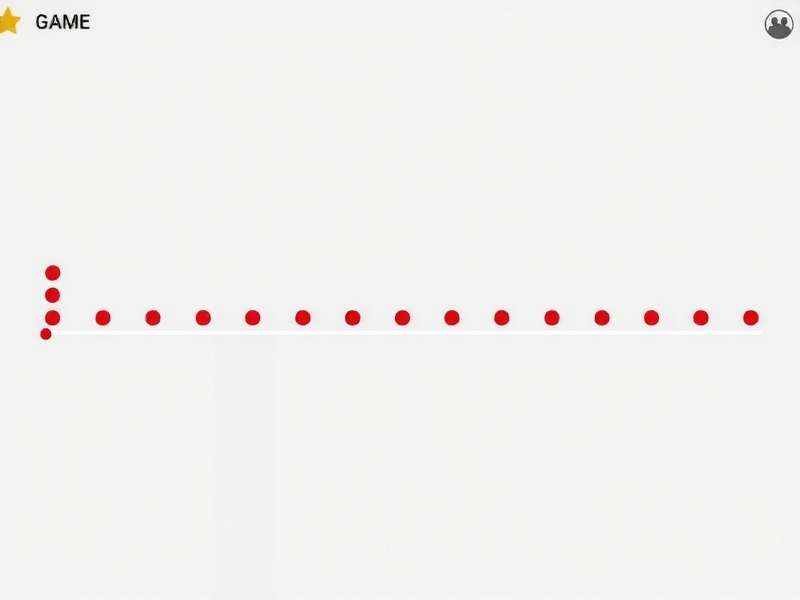 A close-up of a Sequence game board showing a nearly completed linear sequence of red chips