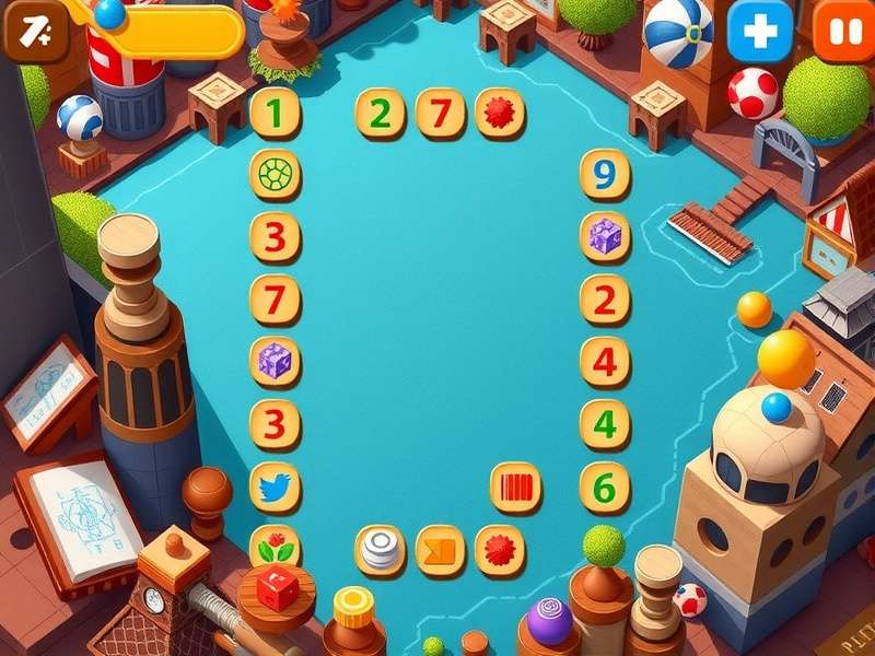 Close-up of a winning sequence on the board