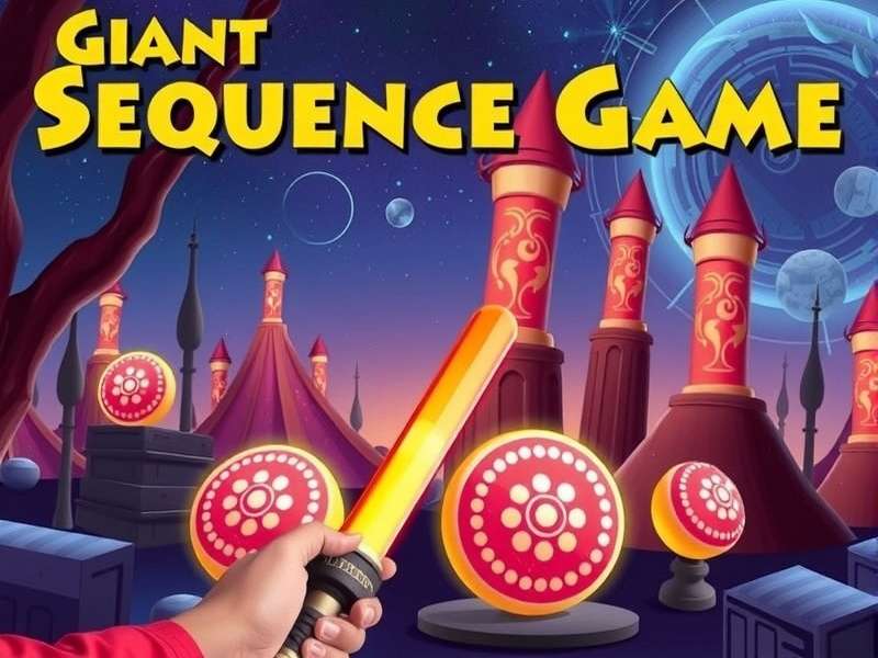 Giant Sequence Game Jumbo board setup with colourful chips and cards spread across a large table