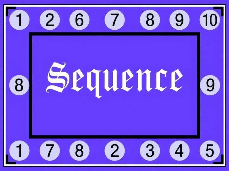 Sequence board game setup with cards, chips, and board