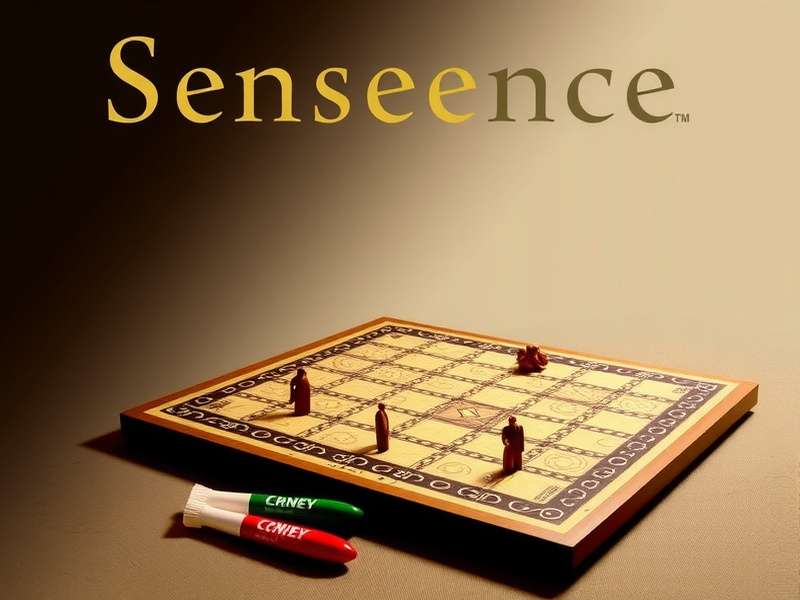 Sequence Classic Board Game setup with chips and cards on wooden table in Indian home setting