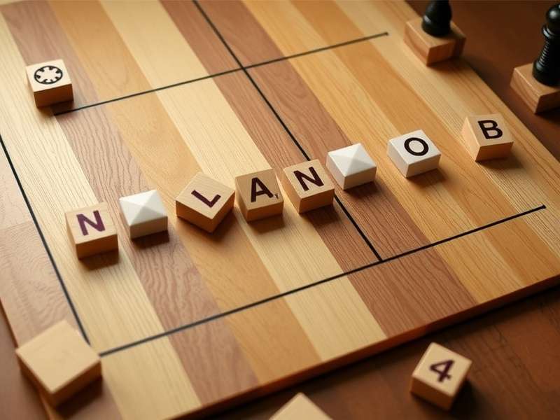 Wooden Sequence Board Game with chips and cards arranged on a beautifully crafted wooden surface