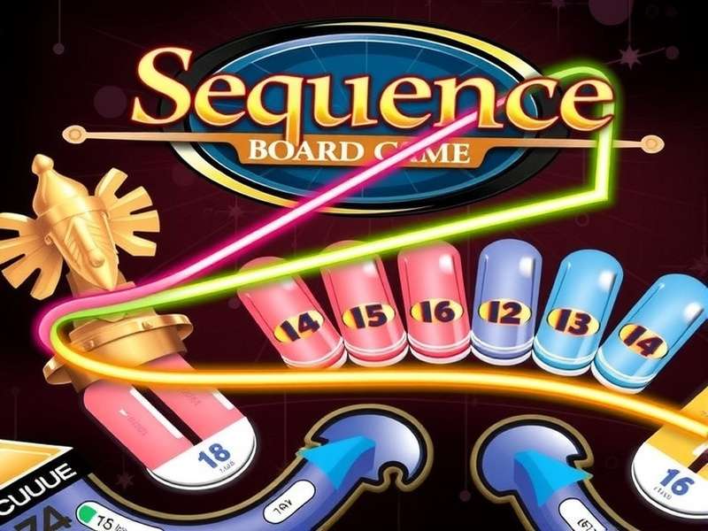 Sequence Board Game Jumbo – large board with vibrant chips and cards