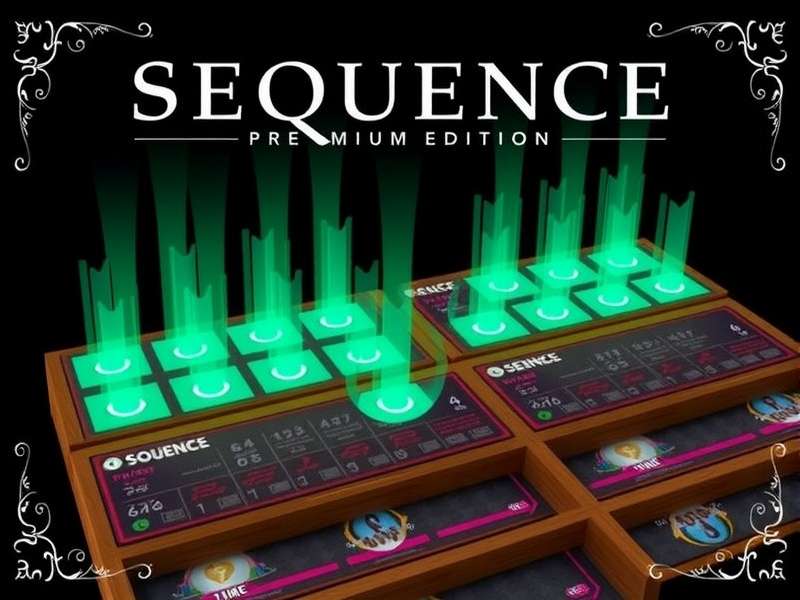 Sequence Board Game Premium Edition – premium box with chips and board