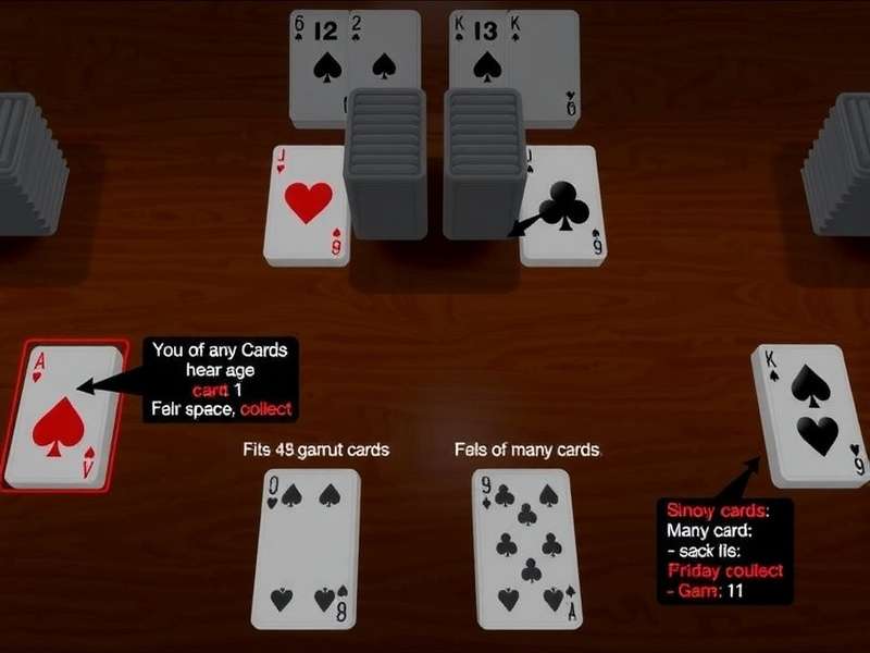 Sequence board game setup with cards and chips arranged on the board