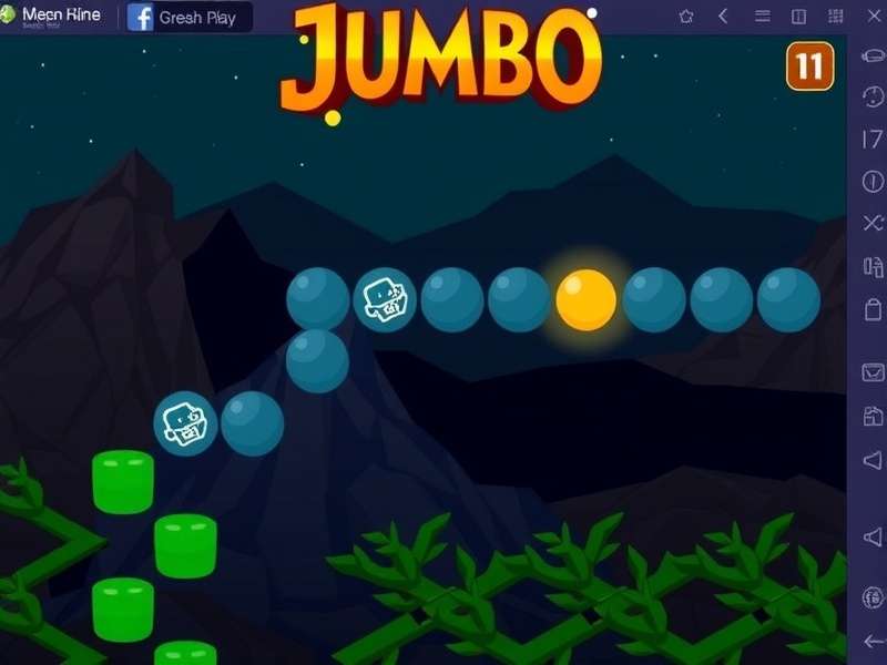 Jumbo Sequence Game board setup with cards and chips on a large folding board